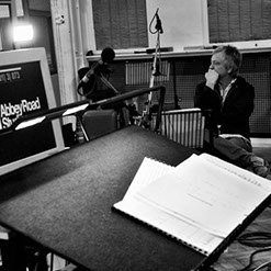 In the studio